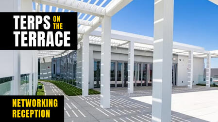 Terps on the Terrace networking reception graphic